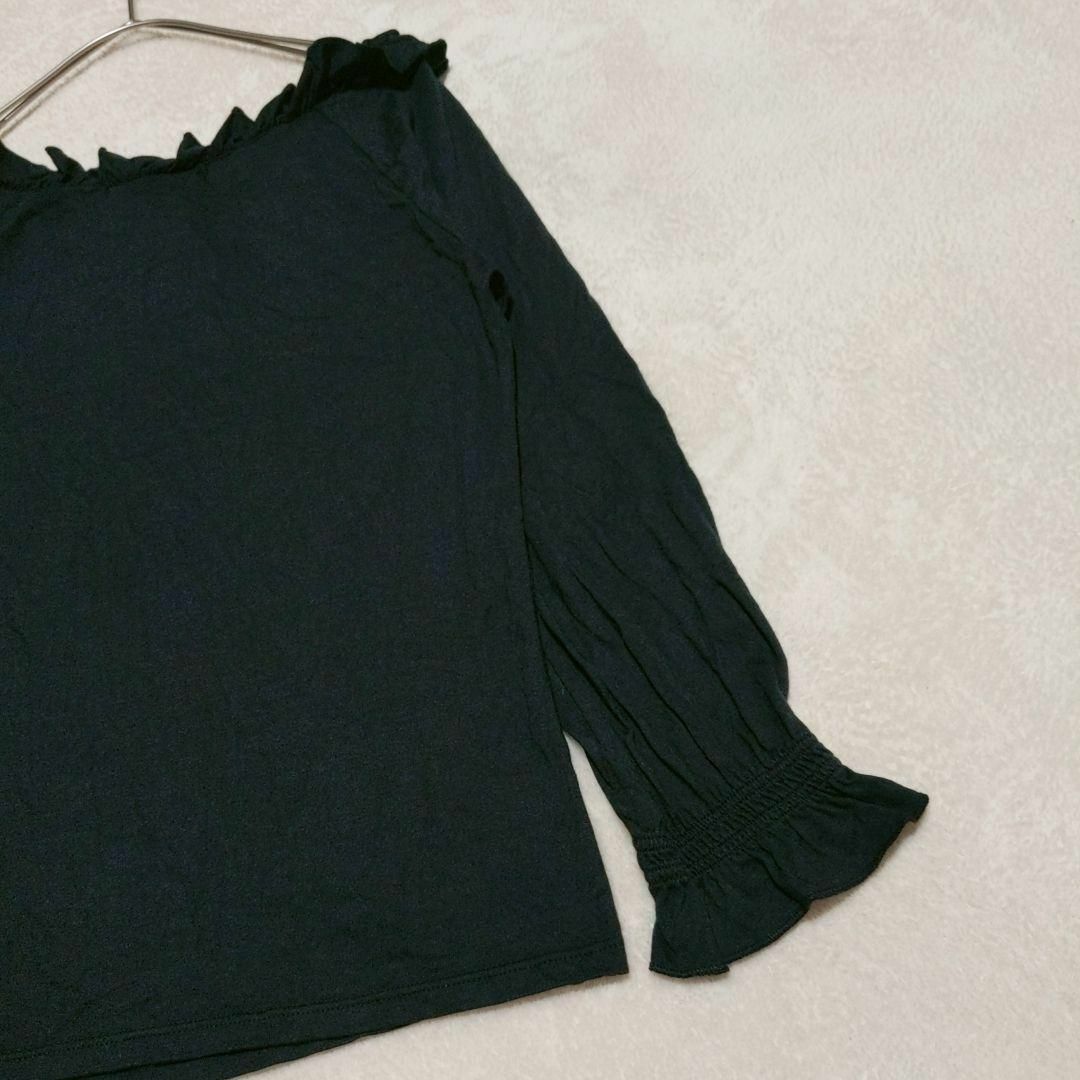 【KOFI COLLECT】コフィコレクト（M）長袖 袖フリル かわいい レディースのトップス(Tシャツ(長袖/七分))の商品写真