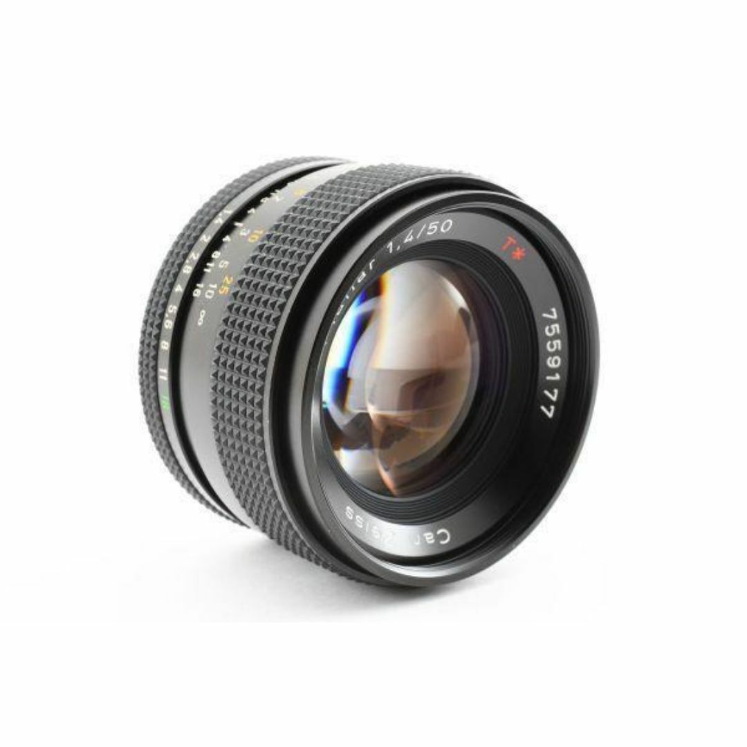 CONTAX コンタックス Planar 50mm F1.4 MMJ レンズ スマホ/家電/カメラのカメラ(レンズ(単焦点))の商品写真
