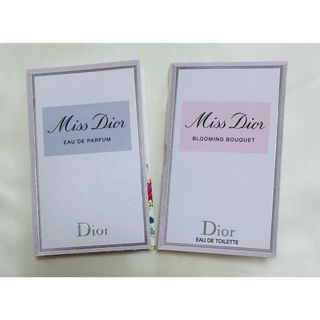 クリスチャンディオール(Christian Dior)のMISS DIOR 「オードゥパルファン」 「ブルーミング ブーケ」新品サンプル(香水(女性用))