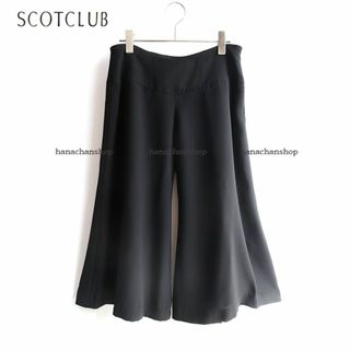 SCOT CLUB - 定価14000円【新品】スコットクラブ ヤマダヤ★落ち感美脚ハーフワイドパンツ