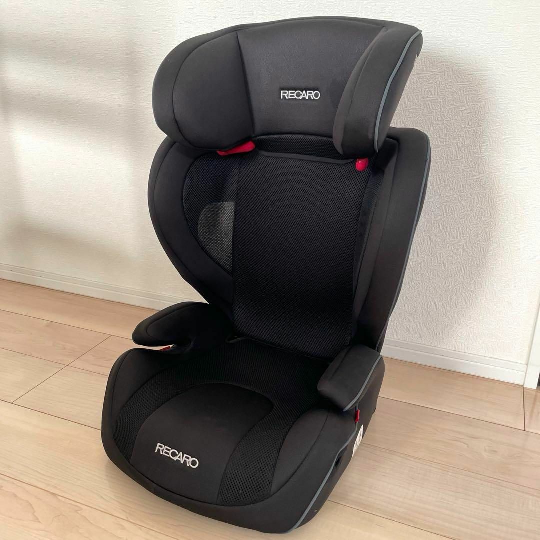 RECARO(レカロ)の【美品】レカロ J3 Neo コスモブラック ジュニアシート キッズ/ベビー/マタニティの外出/移動用品(自動車用チャイルドシート本体)の商品写真