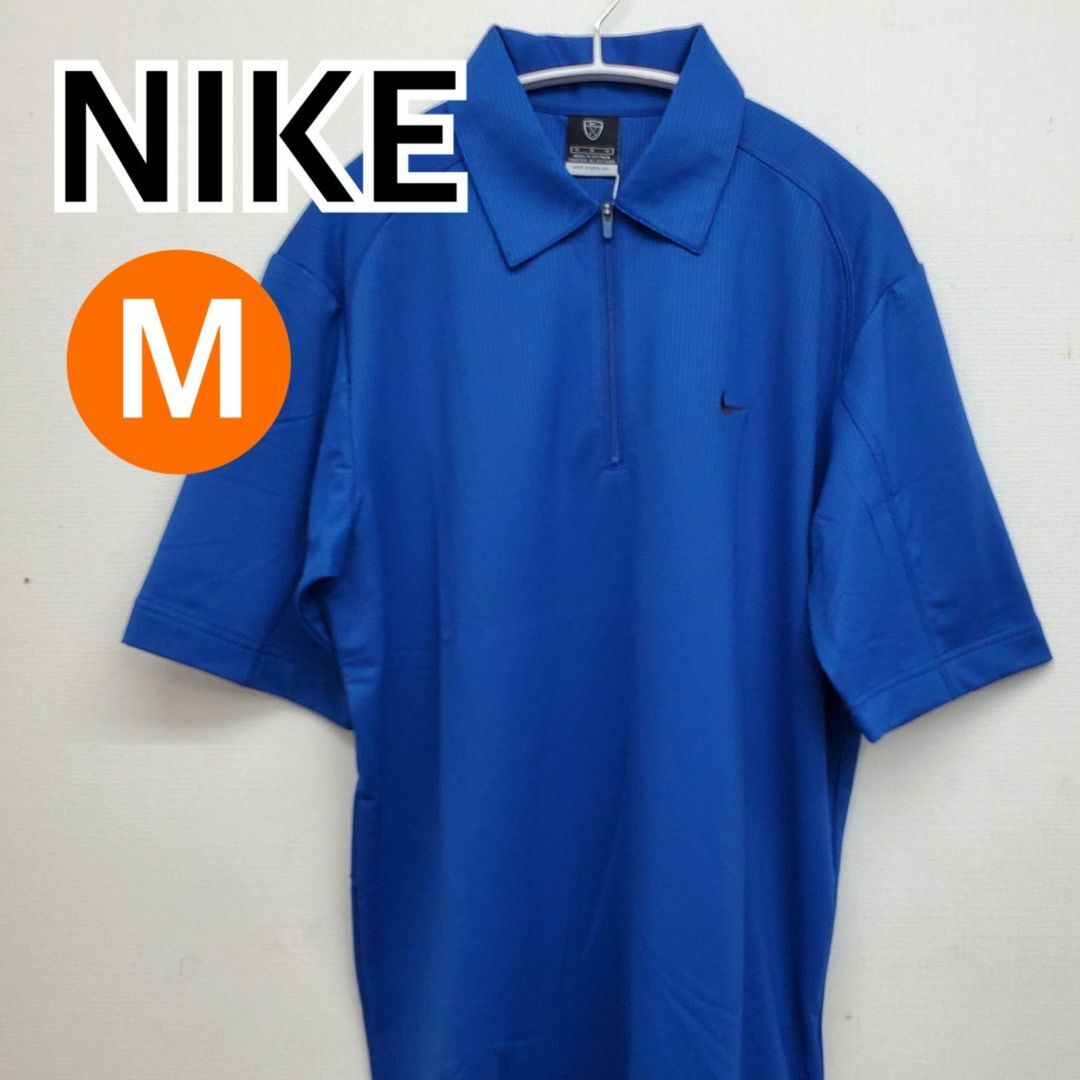 NIKE(ナイキ)の【新品】NIKE トップス ポロシャツ 半袖 ブルー系 メンズ M【CT243】 メンズのトップス(ポロシャツ)の商品写真