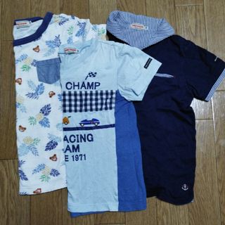 ミキハウス(mikihouse)のミキハウス　120cm ３枚(Tシャツ/カットソー)