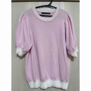 ツルバイマリコオイカワ(TSURU by Mariko Oikawa)のツルバイマリコオイカワ　トップス　ニット　半袖　(Tシャツ/カットソー(半袖/袖なし))