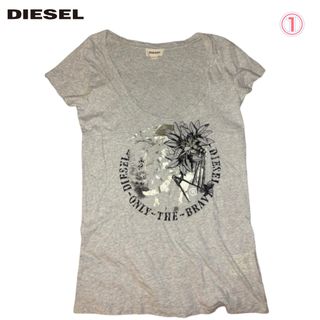 ディーゼル(DIESEL)の最終値下げ　レディース　古着　グレー　Tシャツ　半袖 ディーゼル(Tシャツ(半袖/袖なし))