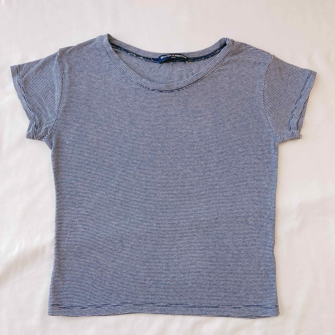 Brandy Melville(ブランディーメルビル)の新品 brandy melville ボーダー Tシャツ zara ザラ レディースのトップス(Tシャツ(半袖/袖なし))の商品写真