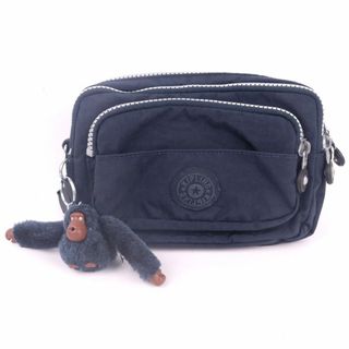 kipling - キプリング ウエストバッグ ポーチ ナイロン チャーム付き ワンショルダー ブランド 鞄 レディース ネイビー Kipling