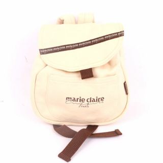 Marie Claire - マリクレール リュックサック 未使用 デイパック 綿100％ ブランド 鞄 カバン キッズ レディース ベージュ mariclaire