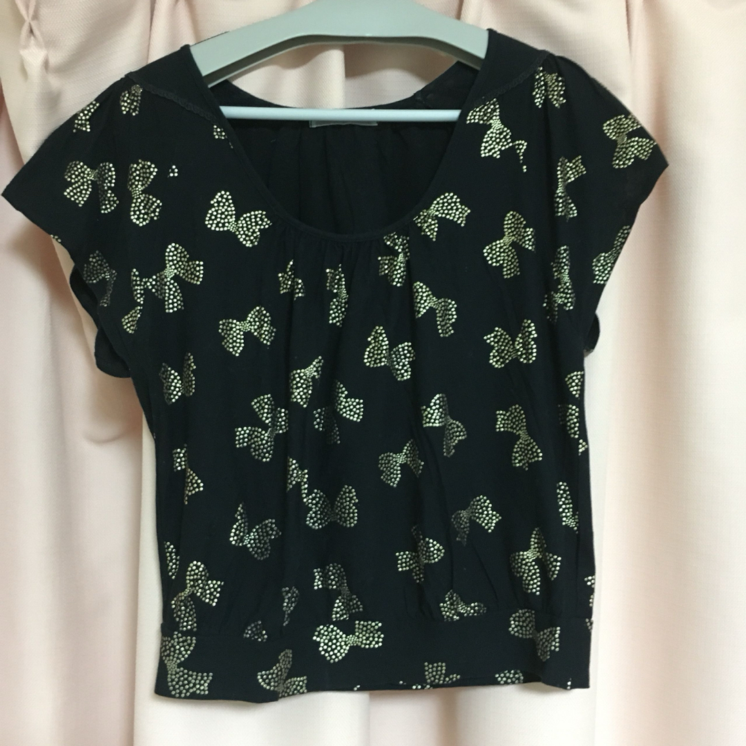 TSUMORI CHISATO(ツモリチサト)のツモリチサト トップス リボン レディースのトップス(Tシャツ(半袖/袖なし))の商品写真