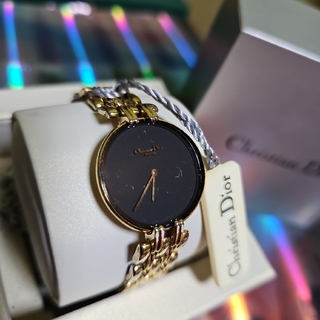 Christian Dior - ⭐【美品レア】クリスチャンディオール バギラ ブラックムーン 腕時計 稼働品