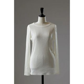 アリエス(aries)のT. japan lib l/s tops  リブトップス　White(Tシャツ(長袖/七分))