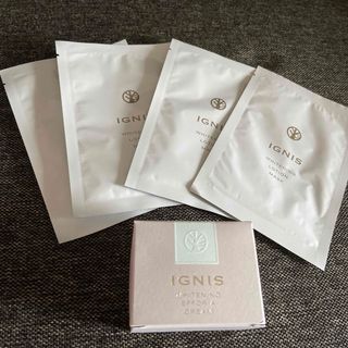 イグニス(IGNIS)のイグニス　ホワイトニング　エフフォーリア　クリーム　50g、マスク4枚(フェイスクリーム)