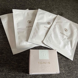 IGNIS - イグニス　ホワイトニング　エフフォーリア　クリーム　50g、マスク4枚
