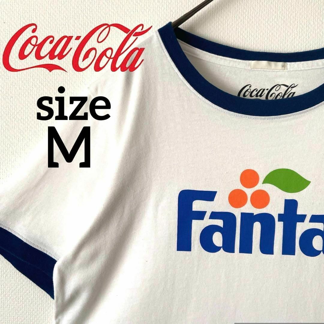 GU(ジーユー)のFanta　古着　レディース　ファンタ　リンガーTシャツ　コカコーラ　アメカジ レディースのトップス(Tシャツ(半袖/袖なし))の商品写真