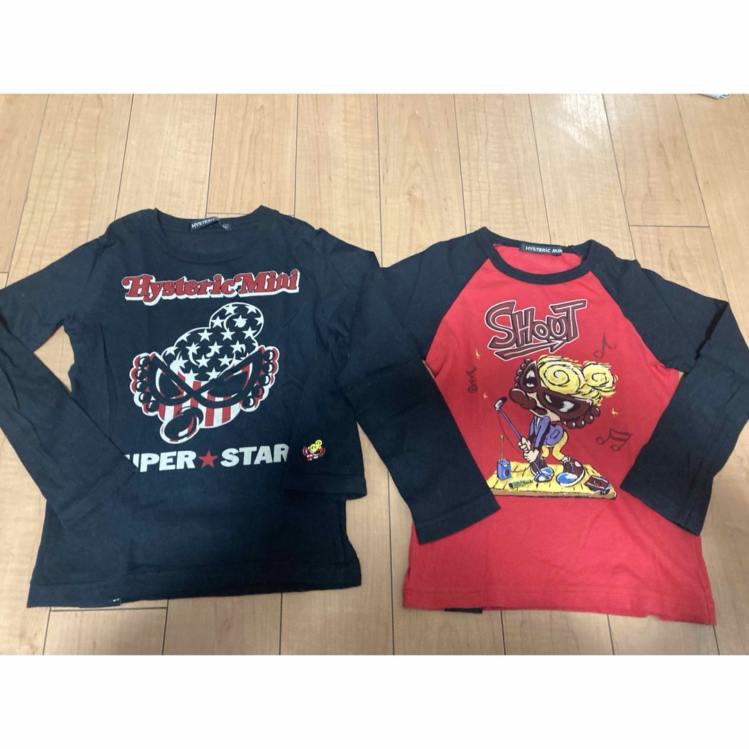 HYSTERIC MINI(ヒステリックミニ)のヒスミニ　トップスセット　100 キッズ/ベビー/マタニティのキッズ服男の子用(90cm~)(Tシャツ/カットソー)の商品写真