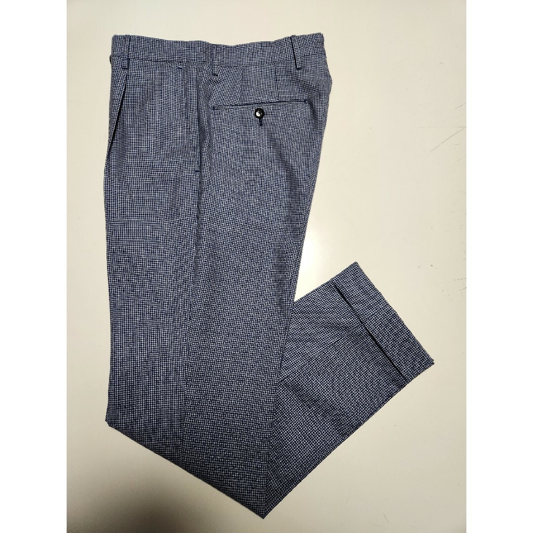 美品】ピーティートリノ GENTLEMAN FIT 1p 千鳥格子 44 春夏 美品】ピーティートリノ GENTLEMAN FIT 1p 千鳥格子 44 春夏
