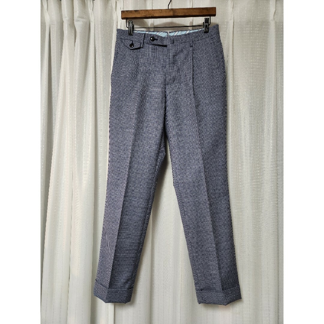 美品】ピーティートリノ GENTLEMAN FIT 1p 千鳥格子 44 春夏 美品】ピーティートリノ GENTLEMAN FIT 1p 千鳥格子 44 春夏