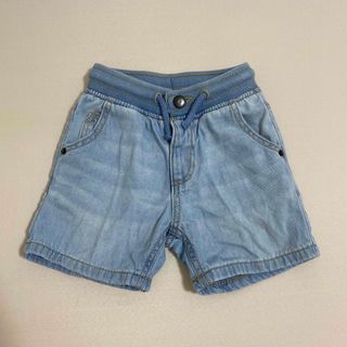 ザラ(ZARA)のZARA デニムハーフパンツ 74cm(パンツ)