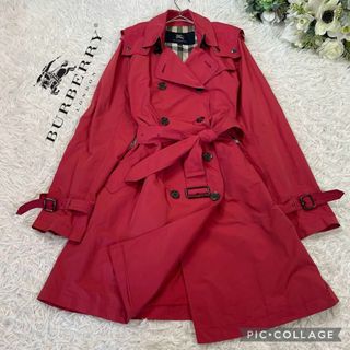 バーバリー(BURBERRY) コート(レッド/赤色系)の通販 200点以上 バーバリー(BURBERRY) コート(レッド/赤色系)の通販 200点以上