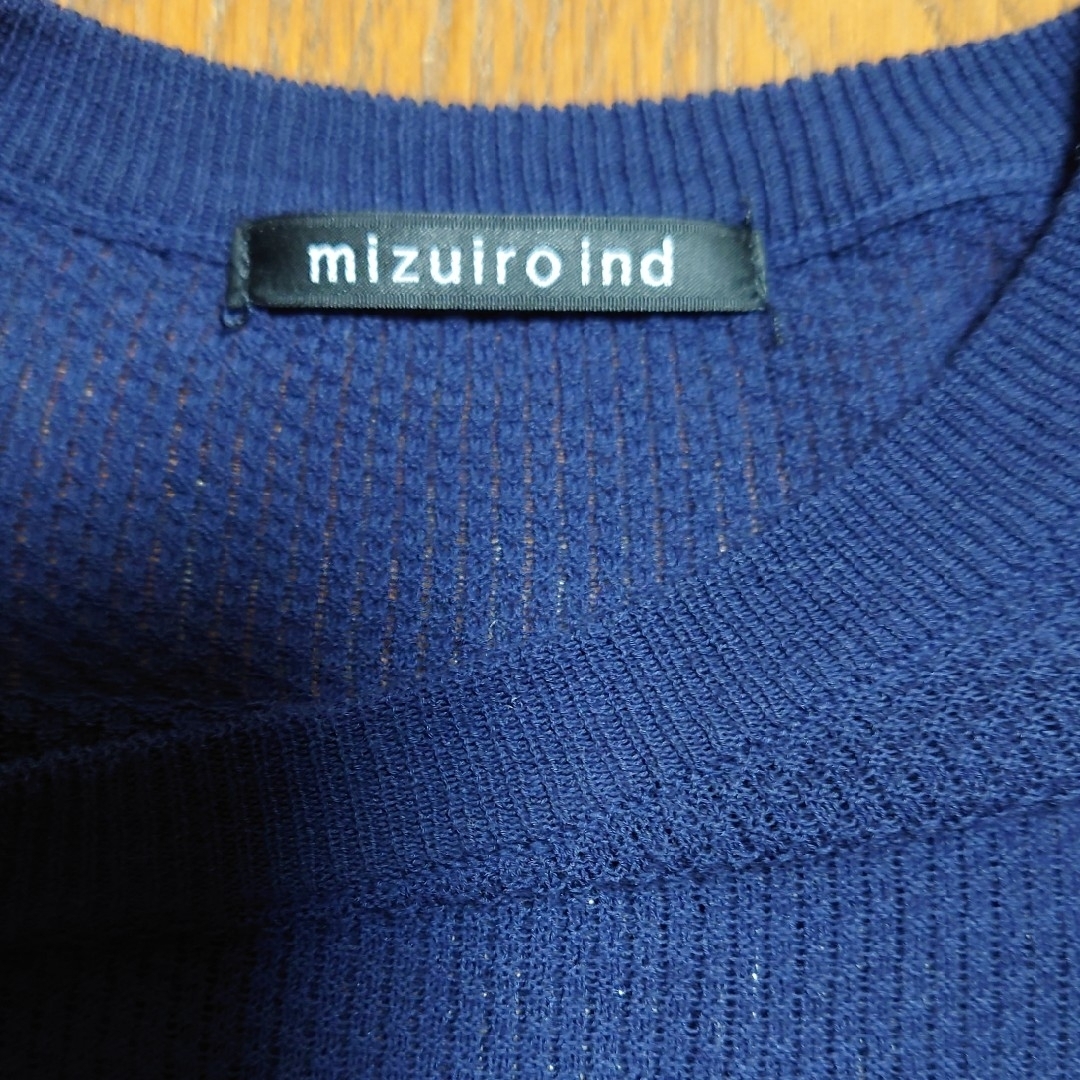 mizuiro ind(ミズイロインド)のmizuiroind　  パフスリーブ サマーニット レディースのトップス(ニット/セーター)の商品写真