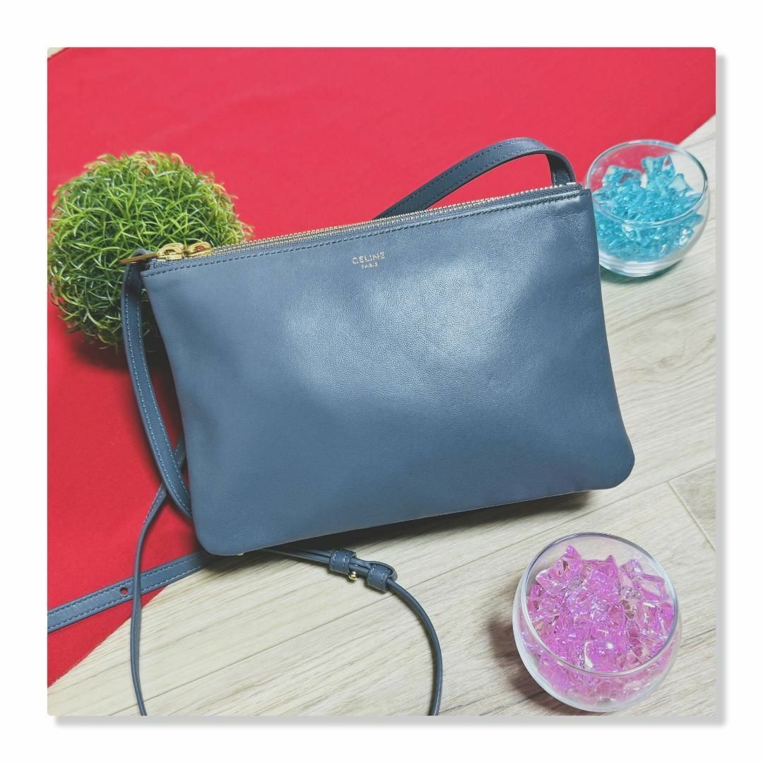 CELINE セリーヌ トリオ スモール ショルダーバッグ|ショルダー CELINE セリーヌ トリオ スモール ショルダーバッグ|ショルダー