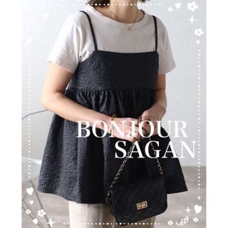 ボンジュールサガン(BONJOUR SAGAN)のBonjour Sagan ジャガードキャミブラウス(キャミソール)