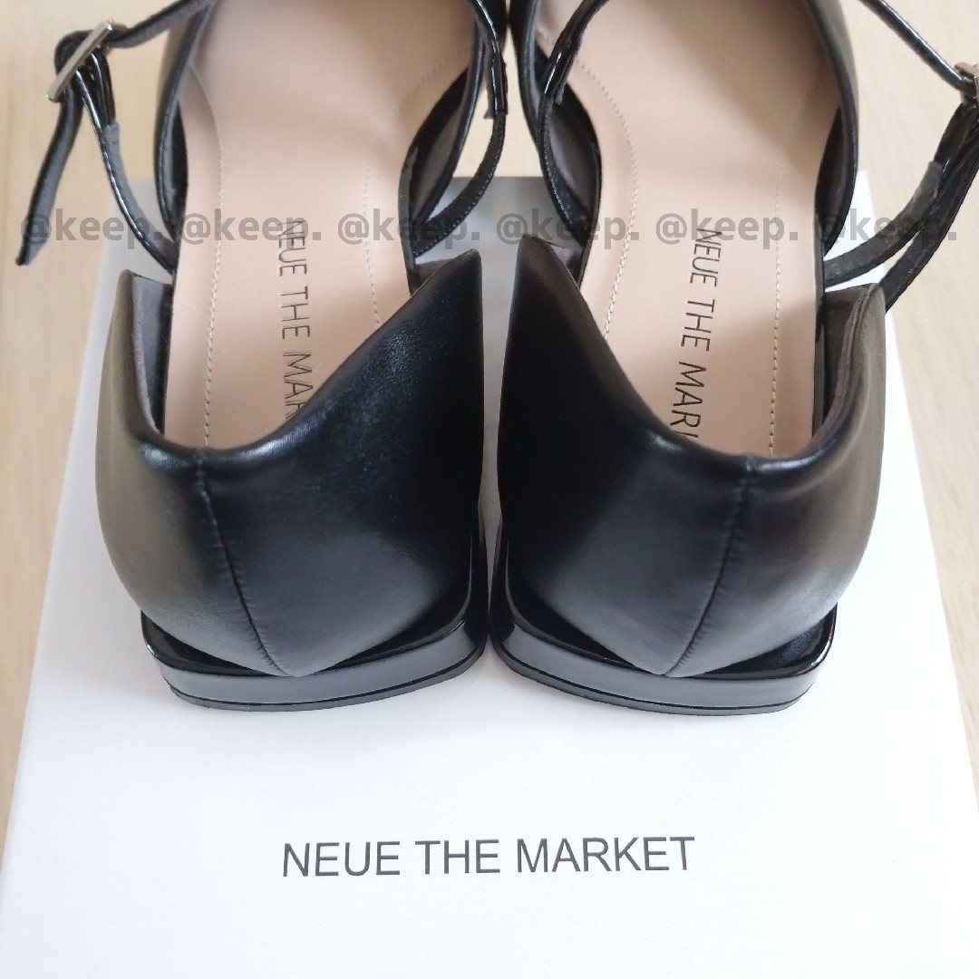 新品 NEUE THE MARKET ノイエザマーケット ストラップパンプス レディースの靴/シューズ(ハイヒール/パンプス)の商品写真