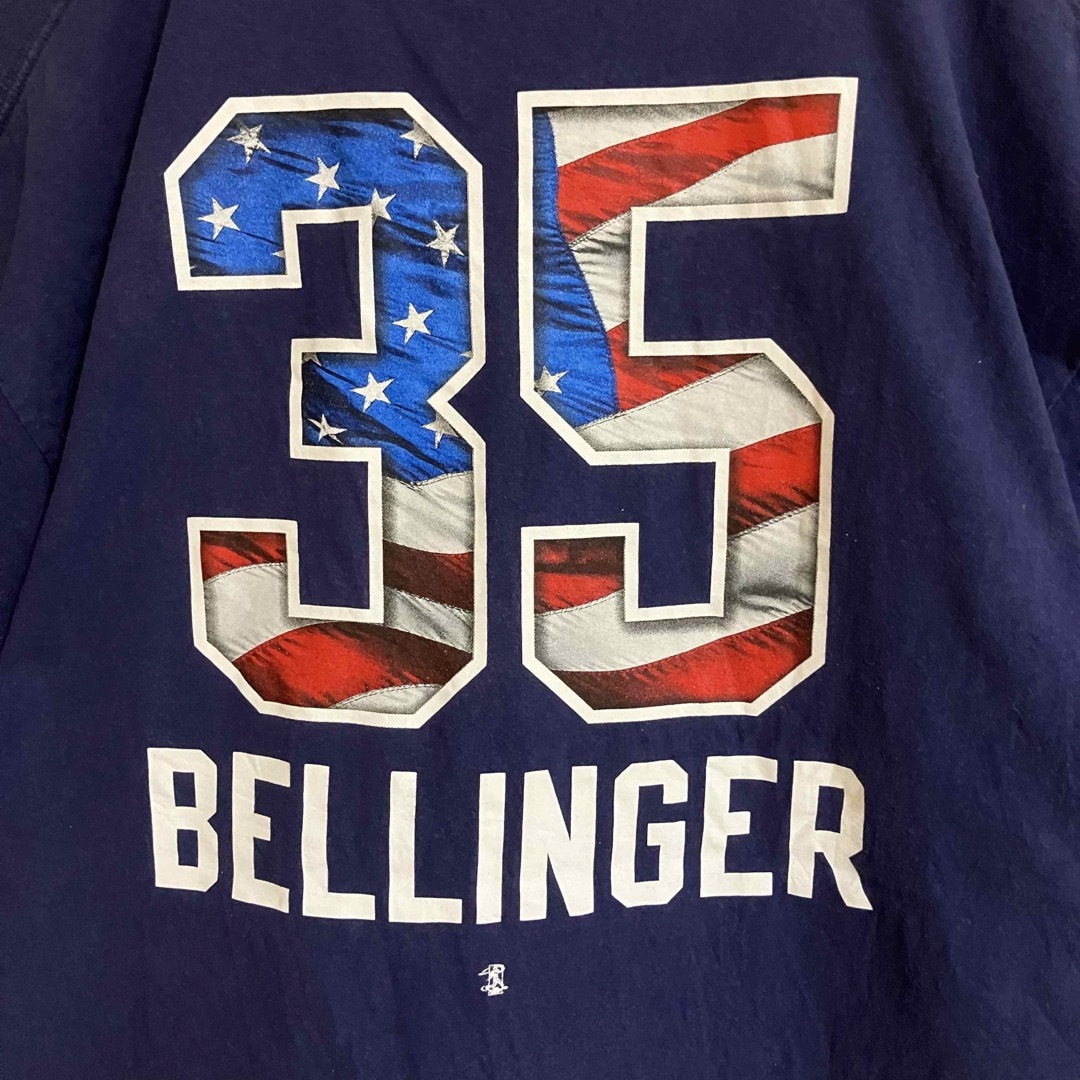 MLB(メジャーリーグベースボール)のMLB星条旗ロサンゼルスドジャースメジャーリーグTシャツtシャツオーバーサイズ メンズのトップス(Tシャツ/カットソー(半袖/袖なし))の商品写真