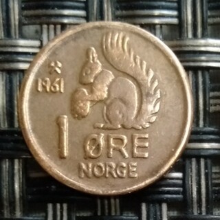 リスのコイン　1961年(貨幣)