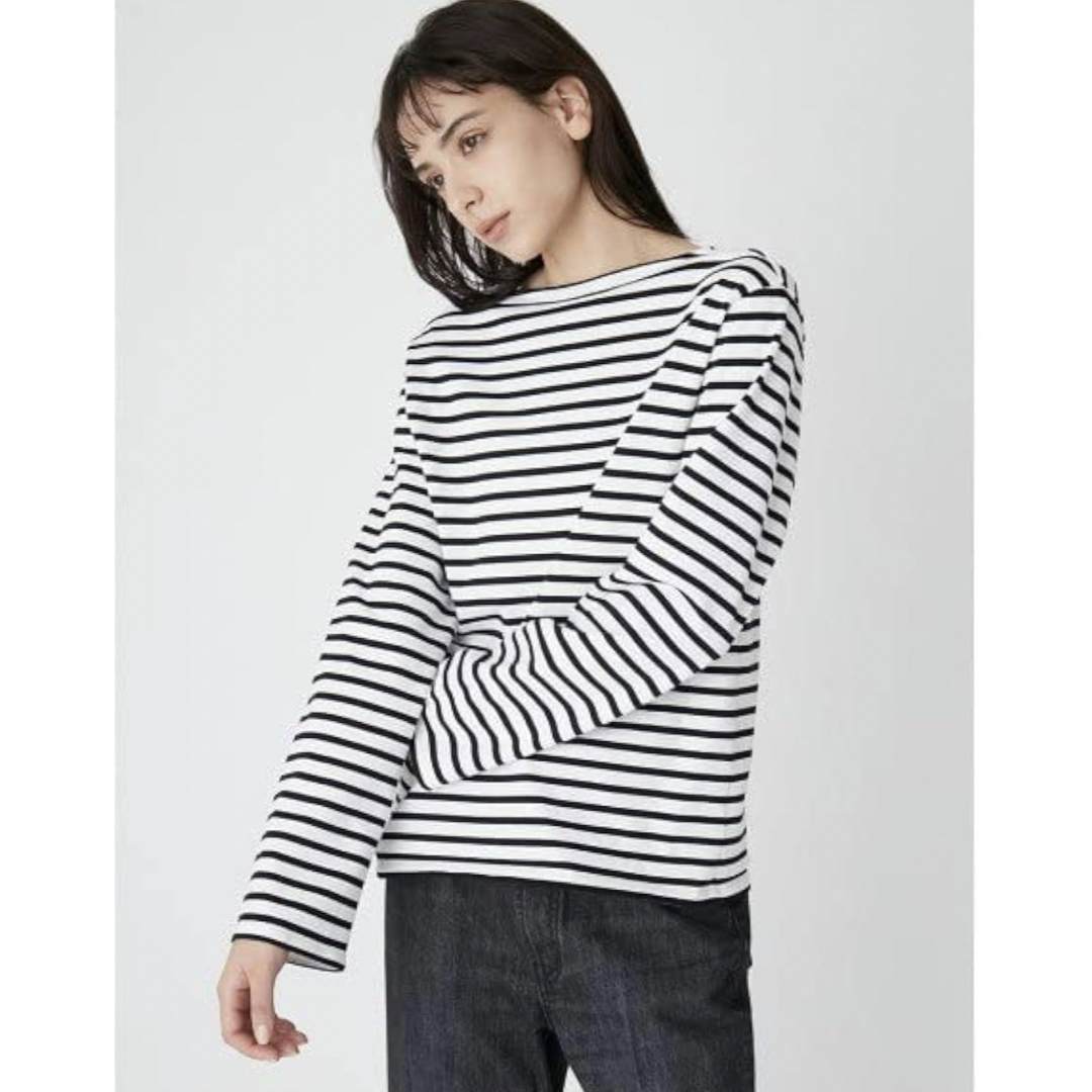 UNITED ARROWS green label relaxing(ユナイテッドアローズグリーンレーベルリラクシング)の美品★Mila Owen ミラオーウェン ボーダーカットソ レディースのトップス(カットソー(長袖/七分))の商品写真