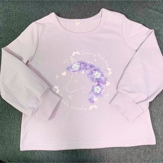 バースデイ(バースデイ)のユニコーン110 女の子110 長袖110 ゆめかわ110 春服110(Tシャツ/カットソー)