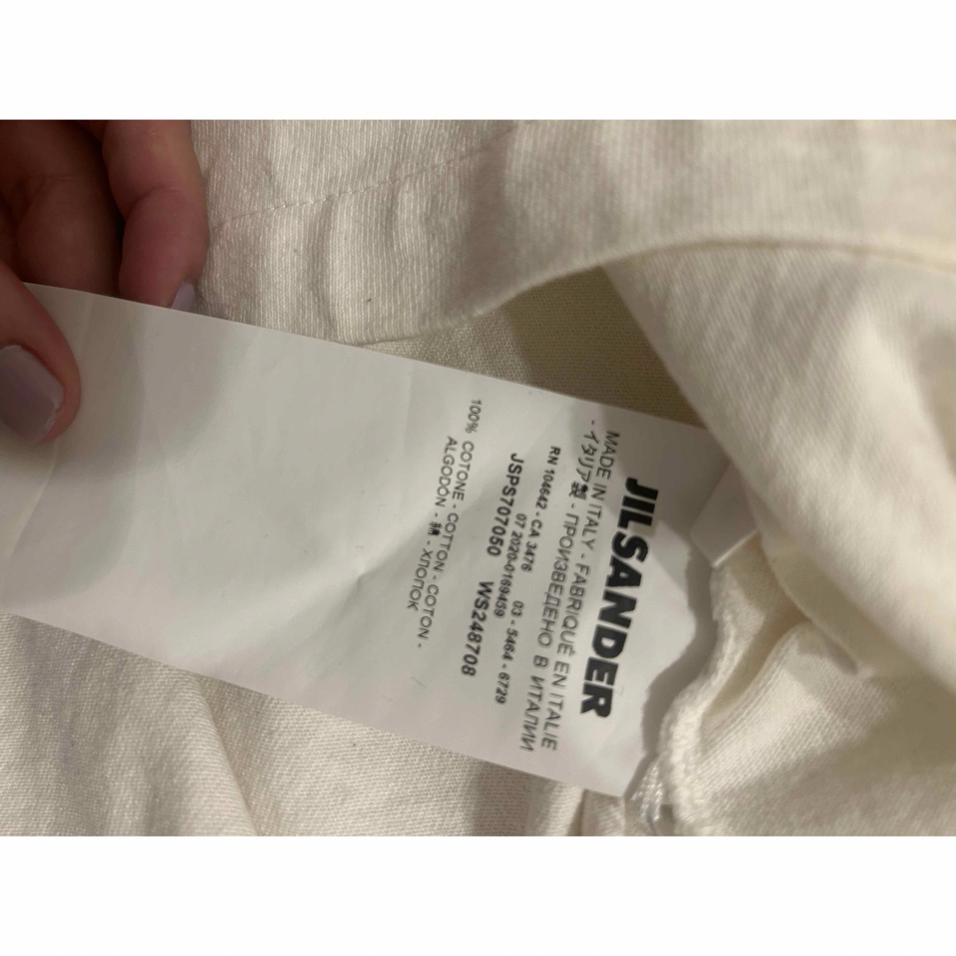 Jil Sander(ジルサンダー)のJILL SANDER ジルサンダー  ロゴ　Tシャツ　レディース　XS レディースのトップス(Tシャツ(半袖/袖なし))の商品写真