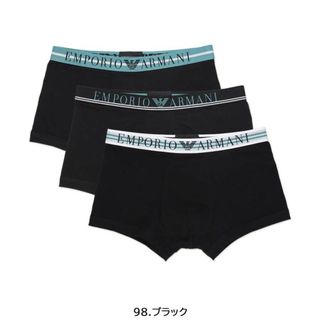 エンポリオアルマーニ(Emporio Armani)の【3枚】EMPORIO ARMANI ボクサーパンツ 54087237 S(ボクサーパンツ)