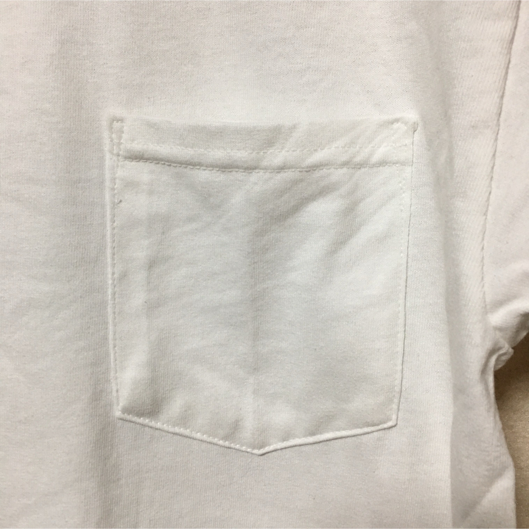 GILDAN(ギルタン)の新品 GILDAN ギルダン 半袖Tシャツ ポケット付き ホワイト 白 L メンズのトップス(Tシャツ/カットソー(半袖/袖なし))の商品写真