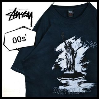 ステューシー(STUSSY)の【STUSSY】00s' 自由の女神 ニューヨーク　ビッグシルエット　Tシャツ(Tシャツ/カットソー(半袖/袖なし))