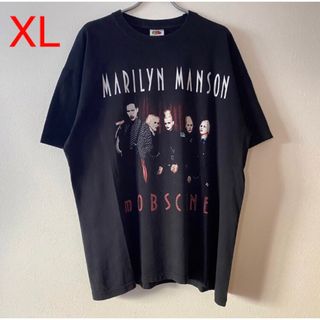 ヴィンテージ(VINTAGE)のMarilyn Manson mOBSCENE XL マリリンマンソン Tシャツ(Tシャツ/カットソー(半袖/袖なし))