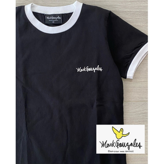 マークゴンザレス(Mark Gonzales)の新品 マークゴンザレス ロゴ リンガー Tシャツ バイカラー シンプル バナナ (Tシャツ(半袖/袖なし))