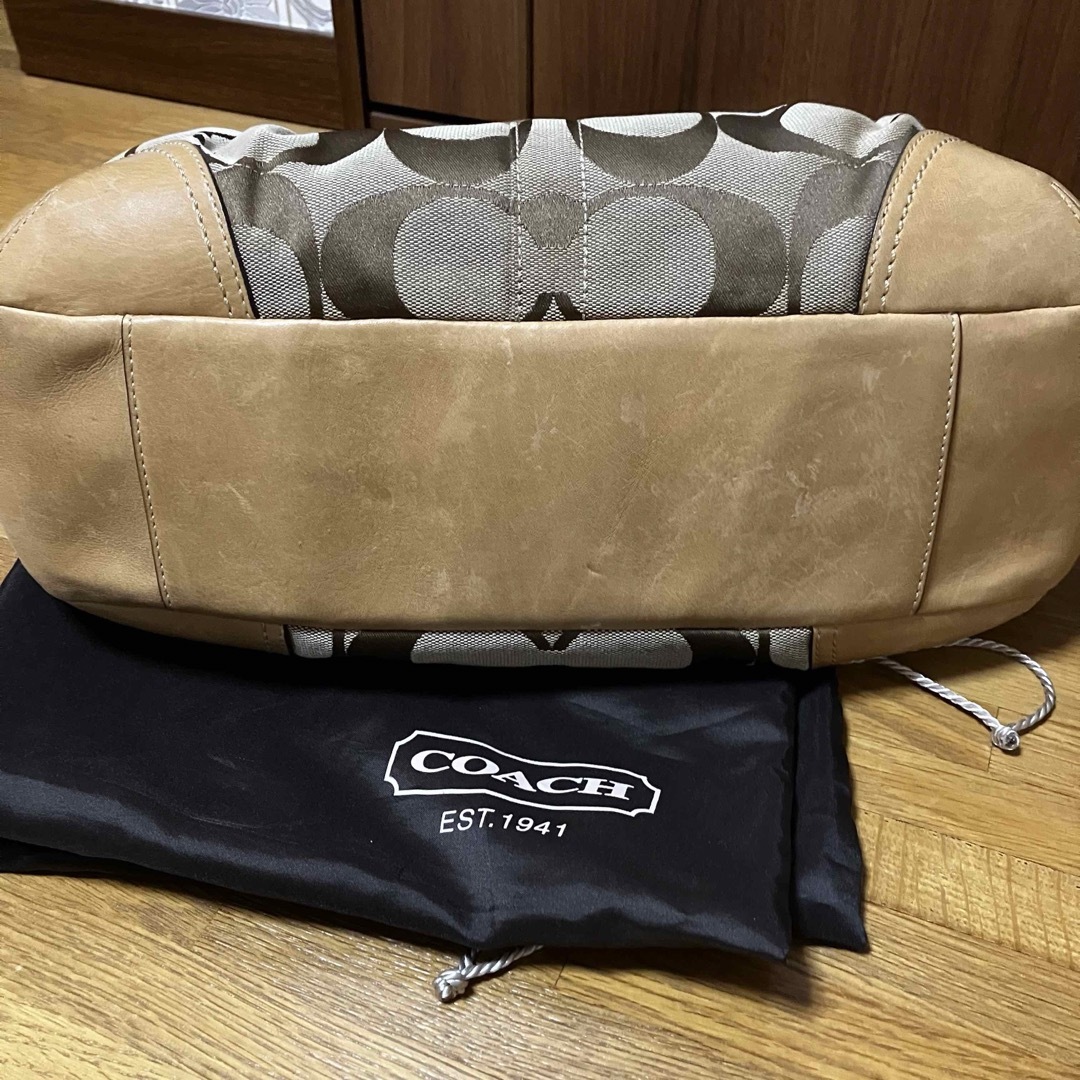 COACH(コーチ)のコーチ、COACH、ガマ口、シグネチャー、トートバッグ レディースのバッグ(トートバッグ)の商品写真