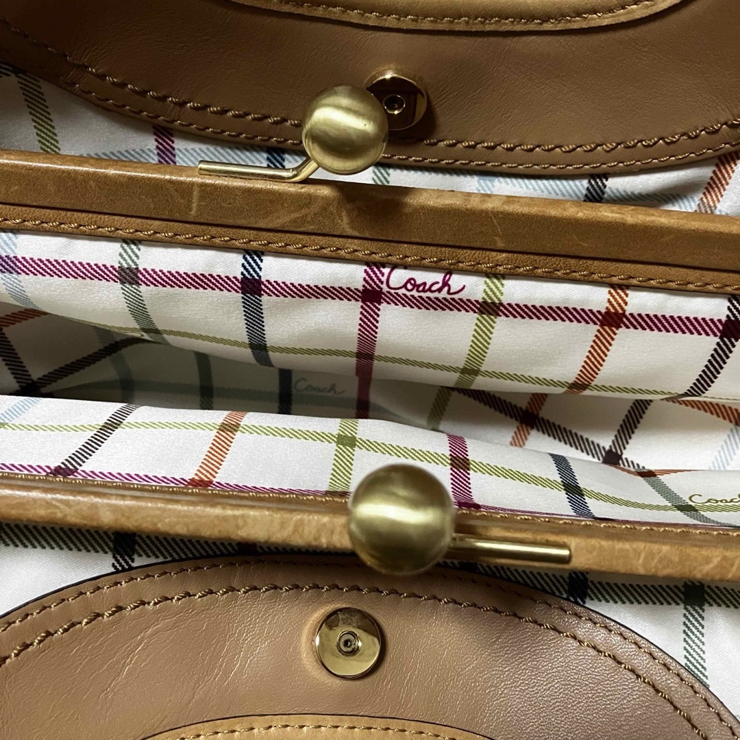 COACH(コーチ)のコーチ、COACH、ガマ口、シグネチャー、トートバッグ レディースのバッグ(トートバッグ)の商品写真