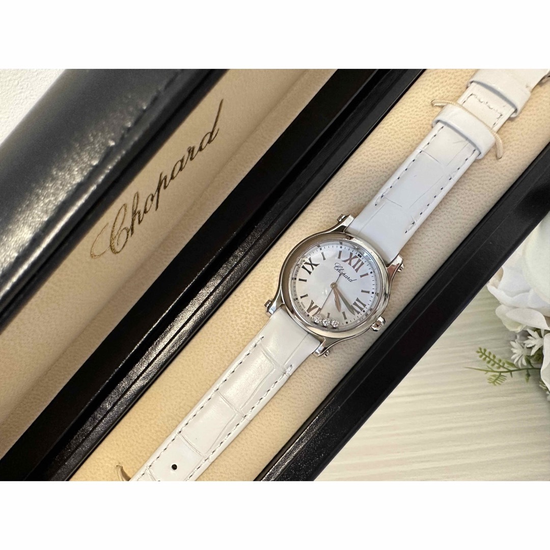 Chopard(ショパール)の◆極美品◆Chopard ショパール　ハッピースポーツ レディースのファッション小物(腕時計)の商品写真