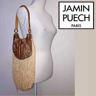 ジャマンピュエッシュ(JAMIN PUECH)のJAMIN PUECH アンティークビーズバッグ(ハンドバッグ)