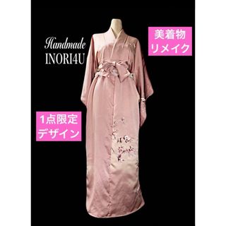 INORI4U  正絹　着物リメイク　ハンドメイドワンピース　舞台衣装　ドレス(ロングワンピース/マキシワンピース)