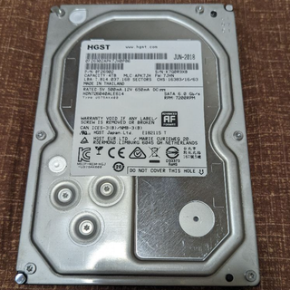 ヒタチ(日立)の【中古　送料込】日立HGST 4TB HDD HDN726040ALE614(PCパーツ)