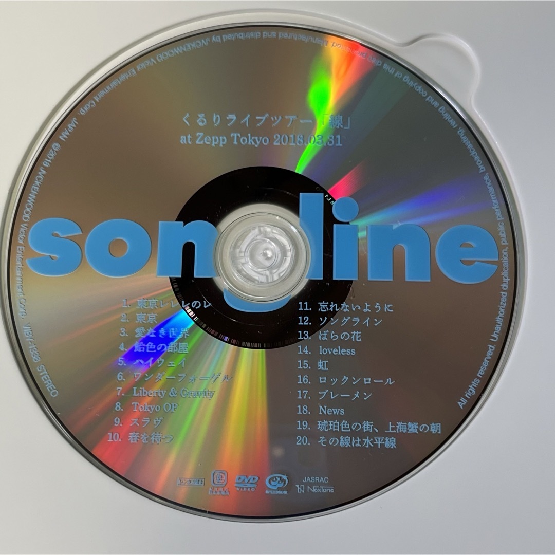 【DVD付き】ソングライン（初回限定盤Ｂ）くるり エンタメ/ホビーのCD(ポップス/ロック(邦楽))の商品写真