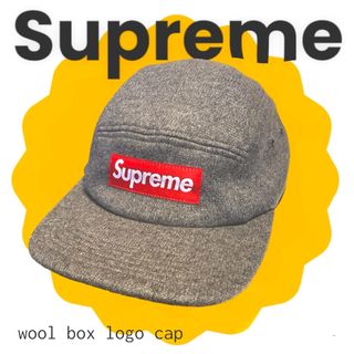 シュプリーム(Supreme)のsupreme  シュプリーム wool box logo cap 帽子(キャップ)