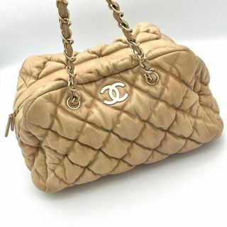 シャネル(CHANEL)の★鑑定済★シャネル バブルキルト マトラッセ チェーンショルダー ラムスキン(ハンドバッグ)