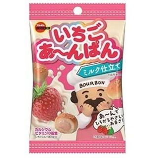 ブルボン(ブルボン)のブルボン いちごあーんぱん ミルク仕立て 38g×10袋(菓子/デザート)