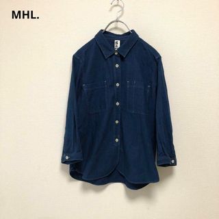 エムエイチエル(MHL.)のMHL.★マーガレットハウエル★タンガリーシャツ★デニムシャツ★インディゴブルー(シャツ/ブラウス(長袖/七分))