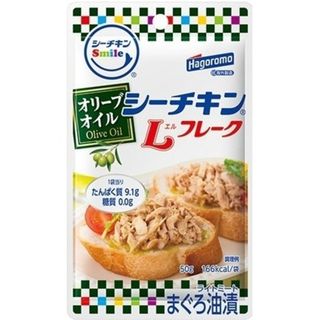 ハゴロモフーズ(はごろもフーズ)のはごろもフーズシーチキンSmileオリーブオイルLフレーク 50g×12個セット(魚介)