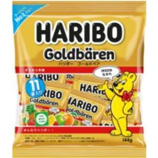 HARIBO ハリボー ミニゴールドベア 144gx4袋(菓子/デザート)